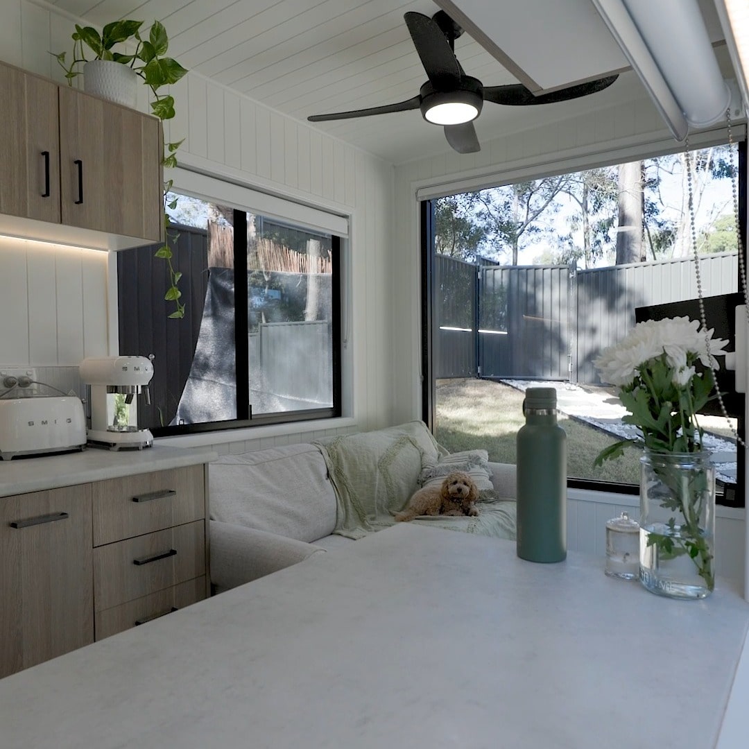 Cozy tiny house interior design